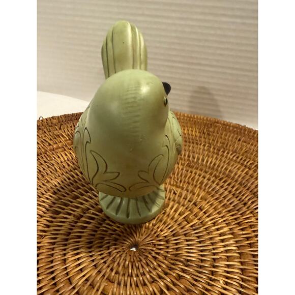 Green Resin Bird Tealight Candle Holder Spring Decor Shelf Sitter Home Accessory - Picture 6 of 9